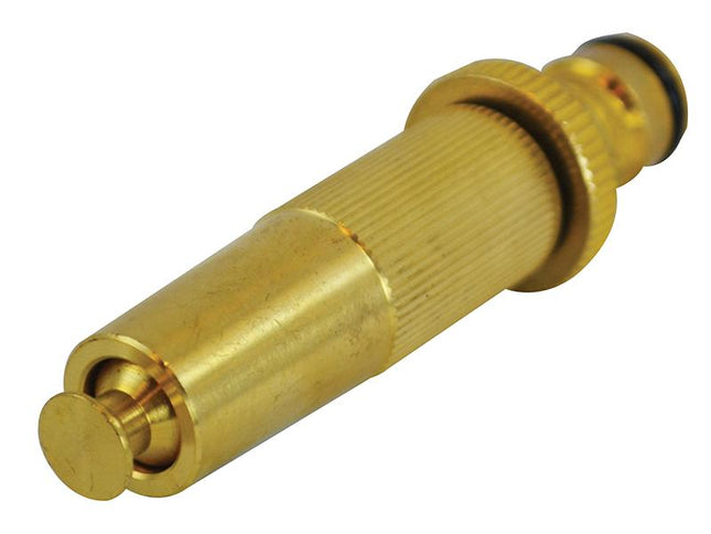 Faithfull Brass Adjustable Spray Nozzle 12.5Mm (1/2In)