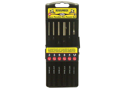 Roughneck Parallel Pin Punch Set 6 Piece
