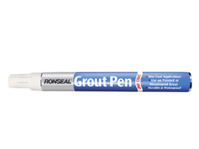 Ronseal One Coat Grout Pen Brilliant White 15Ml