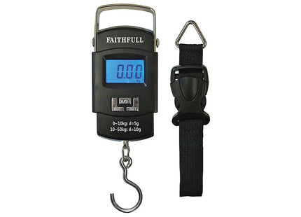 Faithfull Portable Electronic Scale 0-50Kg
