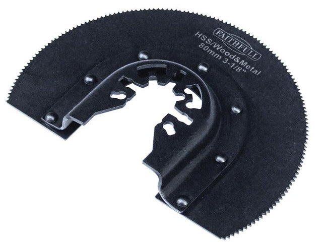 Faithfull Multi-Functional Tool Hss Radial Blade Wood-Metal 87Mm