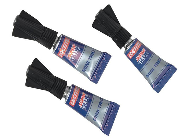 Loctite Super Glue Mini Trio Tube 3 X 1G