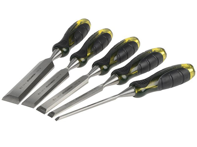 Roughneck Professional Bevel Edge Chisel Set Of 5