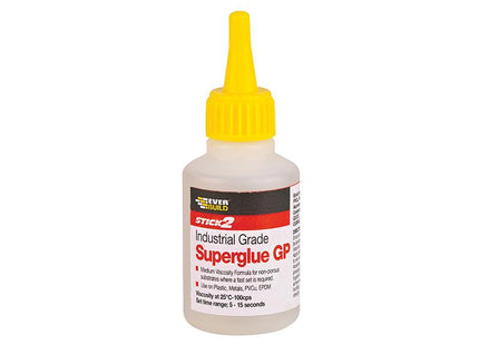 Everbuild Industrial Superglue General Purpose 50G