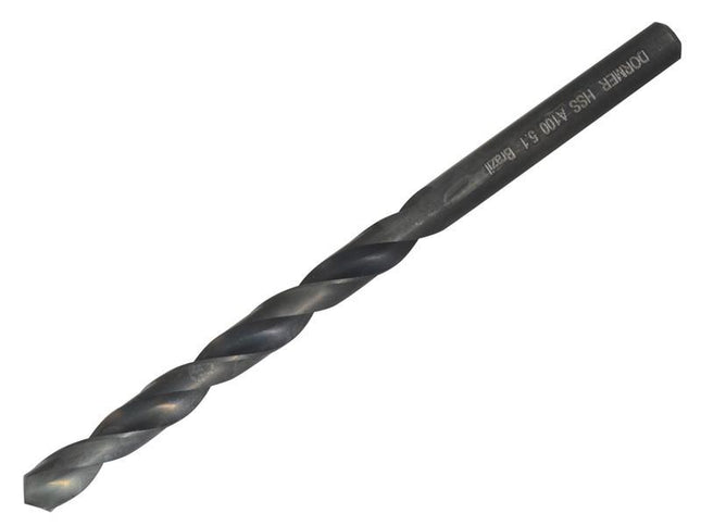 Dormer A100 Hss Jobber Drill Bit 5.10Mm Ol:86Mm Wl:52Mm