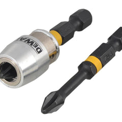 DEWALT Impact Torsion 2 X Ph2 50Mm And Magnetic Screwlock Sleeve