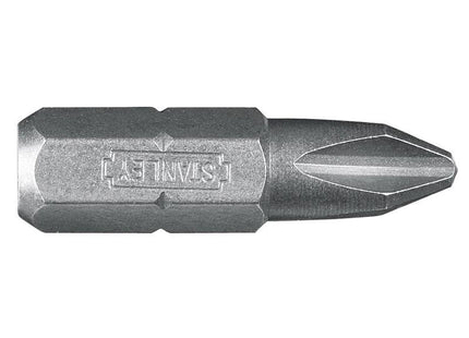 Stanley Tools Phillips 2Pt Bit 25Mm (Box Of 25)