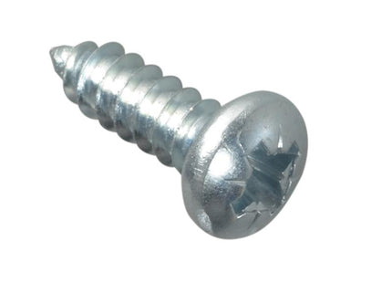 Forgefix Self-Tapping Screw Pozi Pan Head Zp 1/2In X 8 Forge Pack 40