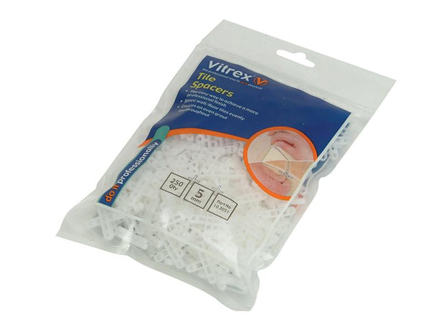 Vitrex Floor Tile Spacers 5Mm Pack Of 1500