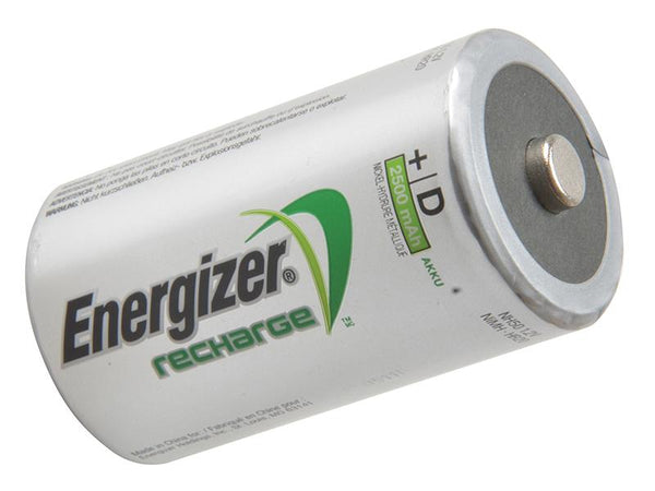 Energizer D Cell Rechargeable Power Plus Batteries Rd2500 Mah Pack Of 2