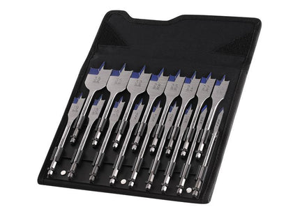 IRWIN Blue Groove 4X Flat Bit Set, 17 Piece