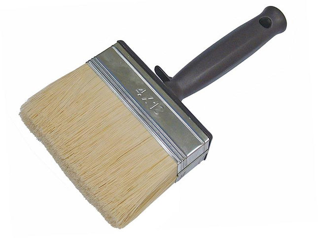 Faithfull Woodcare Shed & Fence Brush 120Mm (4.3/4In)