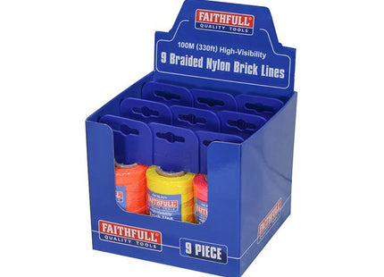 Brick Line Replacement Dispenser Reel CDU, 9 Piece