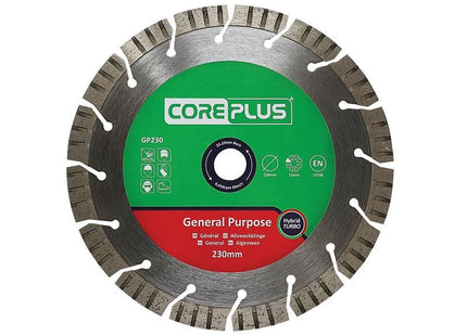 GP230 General-Purpose Hybrid Turbo Diamond Blade 230mm