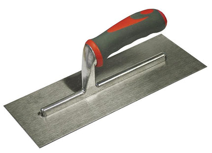 Faithfull Plasterer'S Finishing Trowel Stainless Steel Soft Grip Handle 13 X 5In