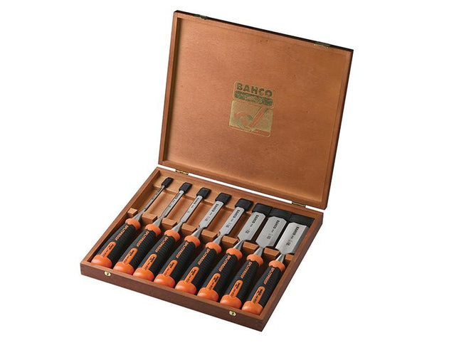 Bahco 434-S8 Bevel Edge Chisel Set Of 8