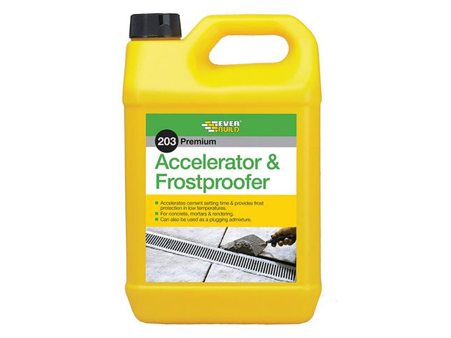 Everbuild 203 Accelerator & Frostproofer 5 Litre