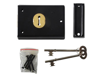 Yale Locks P402 Rim Lock Grey Finish 102 X 76Mm Visi