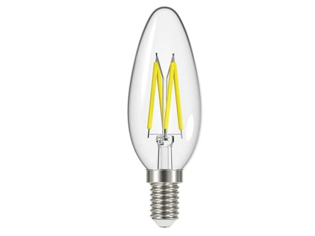 Energizer LED SES (E14) Candle Filament Non-Dimmable Bulb, Warm White 250 lm 2.4W