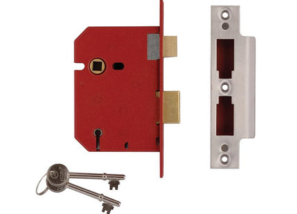 Union 2201 5 Lever Mortice Sashlock Brass Finish 77.5Mm 3 In Visi