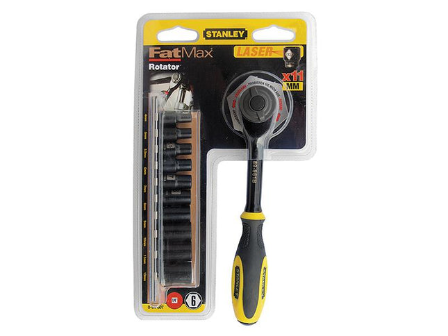 Stanley Tools Fatmax Rotator Socket Set Of 11 Metric 1/4In Drive