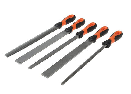 Bahco File Set 5 Piece 1-478-10-1-2 250Mm (10In)
