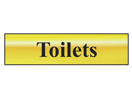 Scan Toilets - Polished Brass Effect 200 X 50Mm