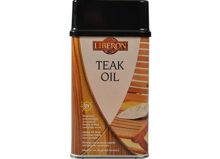 Liberon Teak Oil With Uv Filters 500Ml