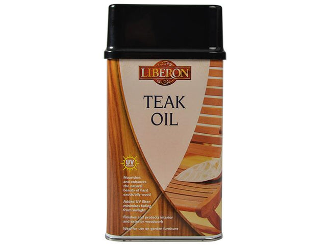 Liberon Teak Oil With Uv Filters 500Ml