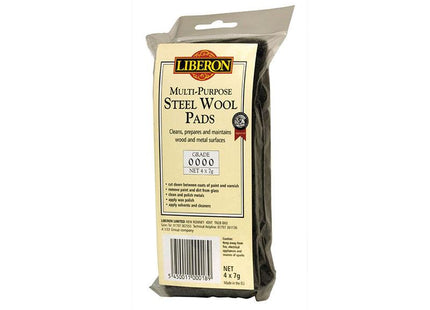 Liberon Steel Wool Grade 0000 (4X7G)