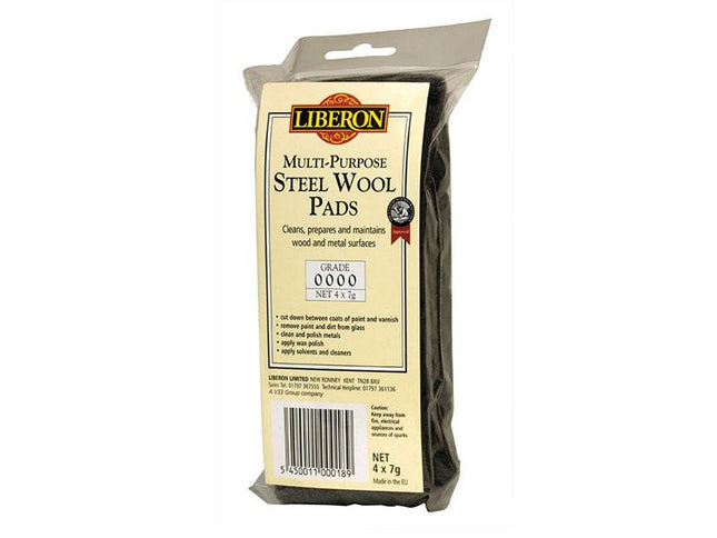 Liberon Steel Wool Grade 0000 (4X7G)