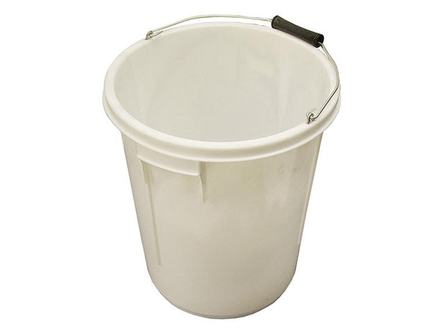 Faithfull 5 Gallon 25 Litre Bucket - White