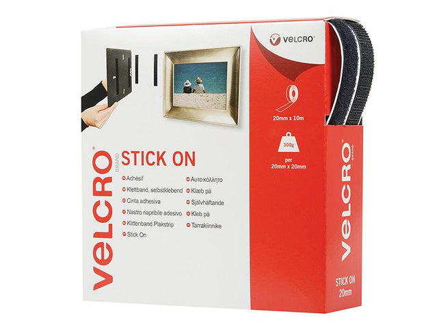 Velcro Brand Velcro Brand Stick On Tape 20Mm X 10M Black