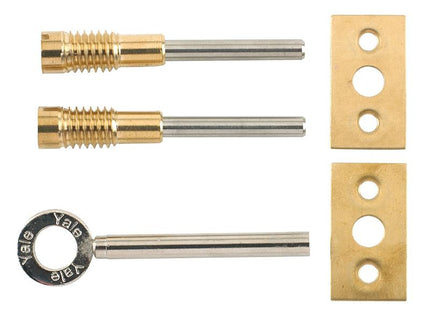 Yale Locks 8013 Dual Screw Window Lock Brass Finish Pack Of 2