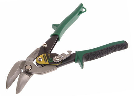 Stanley Tools Green Offset Aviation Snip Right Cut 250Mm (10In)