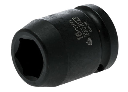 Teng Impact Socket Hexagon 6 Point 1/2In Drive 16Mm