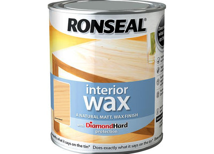 Ronseal Interior Wax Almond Wood 750Ml