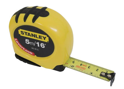 Stanley Tools Leverlock Tape 5M/16Ft (Width 19Mm)