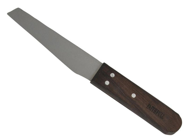 Faithfull Shoe Knife 112Mm (4.3/8In) - Hardwood Handle