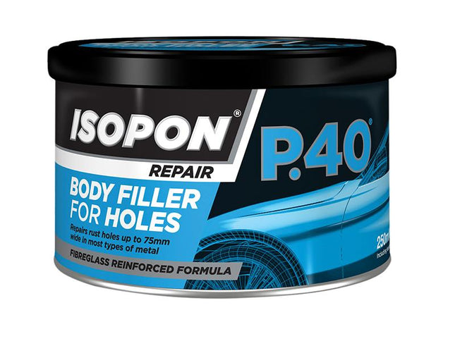 U-POL P40 Body Filler For Holes Tin 250Ml