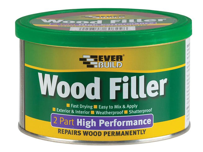 Everbuild Wood Filler High Performance 2 Part Light Stainable 1.4Kg