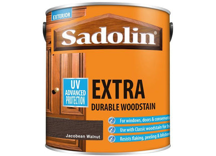 Sadolin Extra Durable Woodstain Jacobean Walnut 2.5 Litre