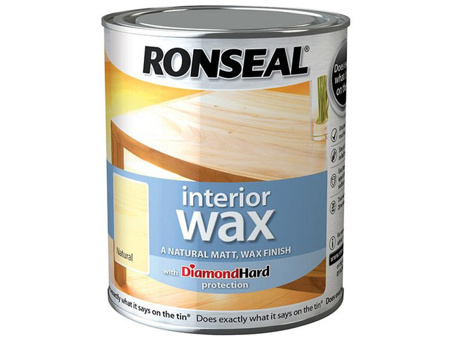 Ronseal Interior Wax Natural 750Ml