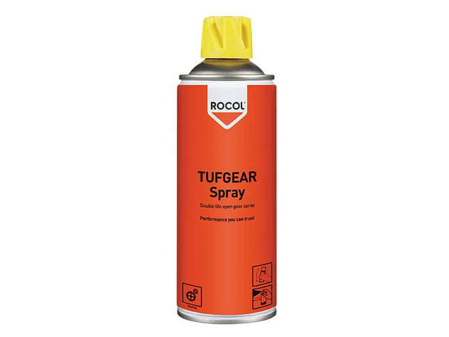 Rocol Tufgear Open Gear Lubricant Spray 400Ml