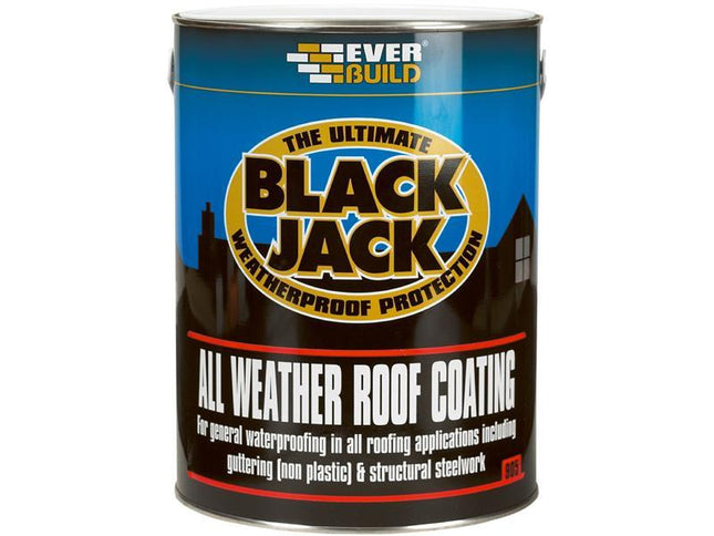 Everbuild Black Jack 905 All Weather Roof Coating 5 litre