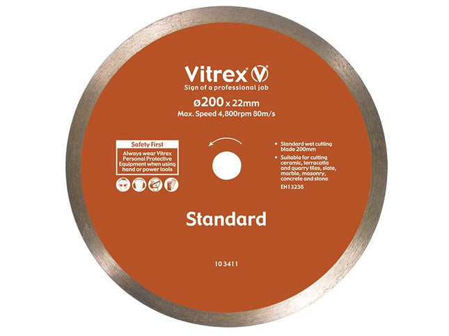 Vitrex Diamond Blade Standard 200Mm