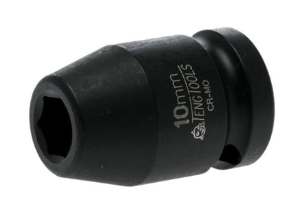 Teng Impact Socket Hexagon 6 Point 1/2In Drive 10Mm