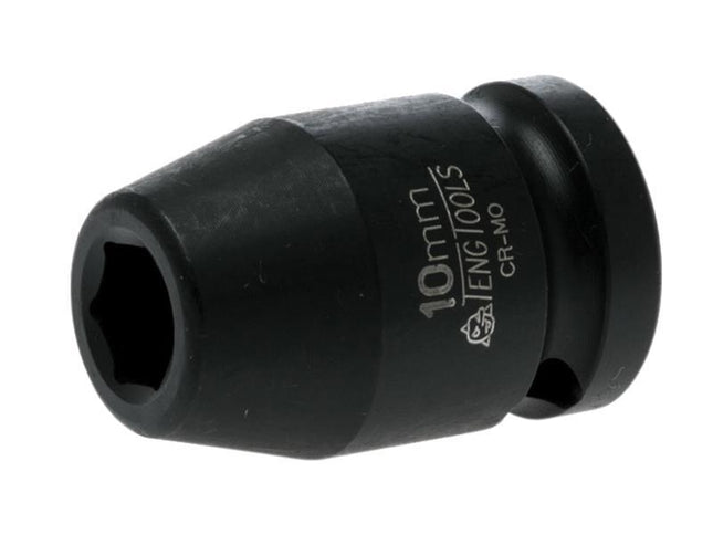 Teng Impact Socket Hexagon 6 Point 1/2In Drive 10Mm