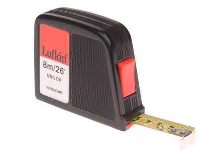 Crescent Lufkin Yu838Cme Unilok Pocket Tape 8M/26Ft (Width 19Mm)