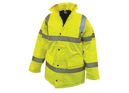 Scan Hi-Vis Yellow Motorway Jacket - Xl (48In)